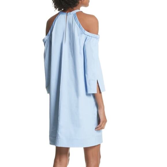 TED BAKER LONDON Jettas Cold Shoulder Shift Dress 0 - Picture 2 of 8